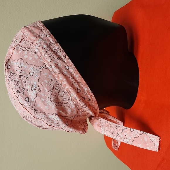 Pink Paisley Headwrap - Picture 4 of 6
